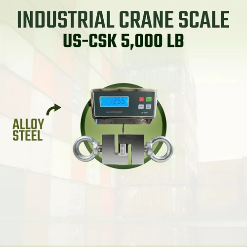 Miniatura 2 de Prime USA Scales USA Measurements - Báscula para grúa, resistente con pantalla LCD, 5,000 libras