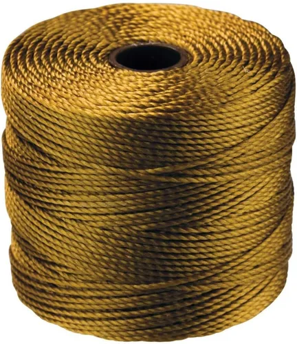 Miniatura 22 de The Beadsmith S-Lon - Cordón de nailon trenzado de 0.020 in para cuerda, color rojo oscuro, TEX210, carrete de 77 yardas