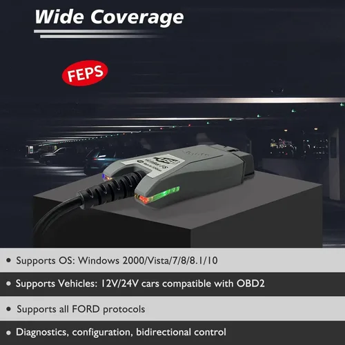 Miniatura 5 de VLINKER FS OBD2 escáner OBDII adaptador USB lector de código herramienta de diagnóstico para FORScan con interruptor automático HS/MS-CAN