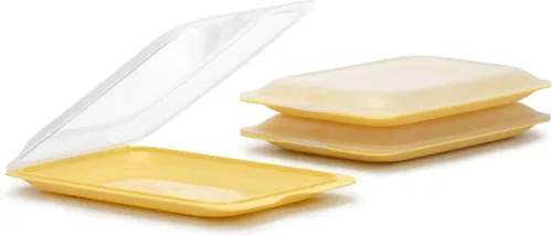 Miniatura 11 de TATAY Recipientes de carne fría para nevera Juego de 3 mini Almacenamiento de refrigerador Tapa extraíble Apta para microondas, congelador