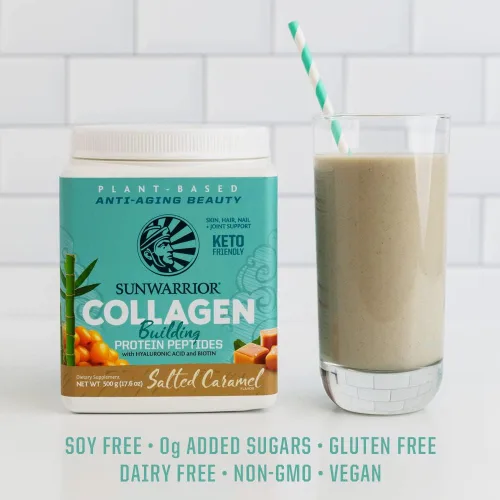 Miniatura 5 de Polvo de Proteína de Colágeno Vegano para Mujeres con Sílice, Polvo de Colágeno a Base de Plantas con Vitaminas Veganas para Cabello, Piel y Uñas