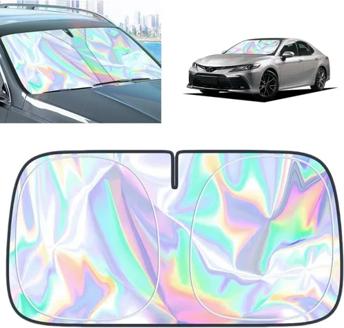 Miniatura 50 de Parasol para parabrisas Honda HR-V 2023-2025 – Cubierta plegable para parabrisas para accesorios HRV Protege el coche de los rayos solares