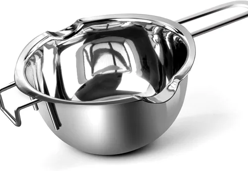 Juego de ollas de doble caldera de 33.8 fl oz de acero inoxidable para hacer chocolate, velas y dulces (34 onzas)