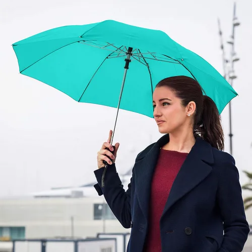 Miniatura 70 de STROMBERGBRAND UMBRELLAS The Spectrum Popular Style - Paraguas de viaje compacto de 42 pulgadas para lluvia, viento y sol, resistente y ligero