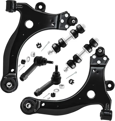 Miniatura 220 de Detroit Axle - Kit de extremo delantero para Chrysler 300 Dodge Charge Challenger 2011-2023, 2 brazos de control inferiores traseros 2 rótulas