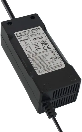 Miniatura 4 de Adaptador de fuente de alimentación de cargador de 42V 2A para batería de iones de litio de 36V 8Ah-15Ah con DC 0.217 x 0.098 in/0.217 x 0.083 in
