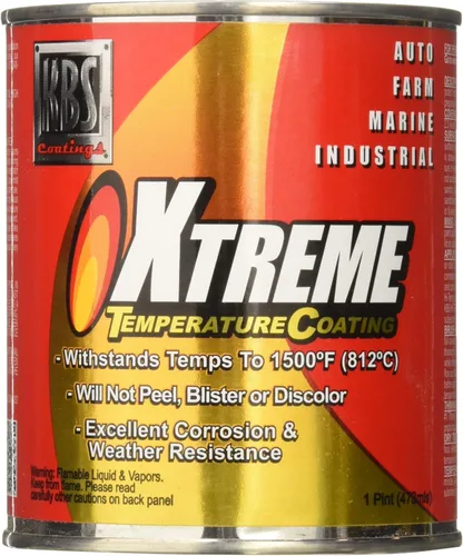 Miniatura 9 de KBS Coatings - Recubrimiento de temperatura Xtreme, color negro azabache , Acero inoxidable