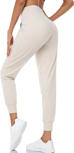 Miniatura 106 de Oalka - Pantalones deportivos para mujer, con cintura alta y bolsillos, para hacer deporte, yoga y entrenar