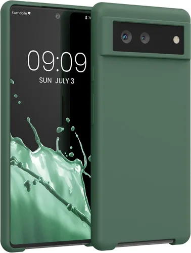 Miniatura 218 de kwmobile Funda Compatible con Google Pixel 6 Pro - Funda de teléfono de silicona TPU con acabado suave - Azul Arrecife