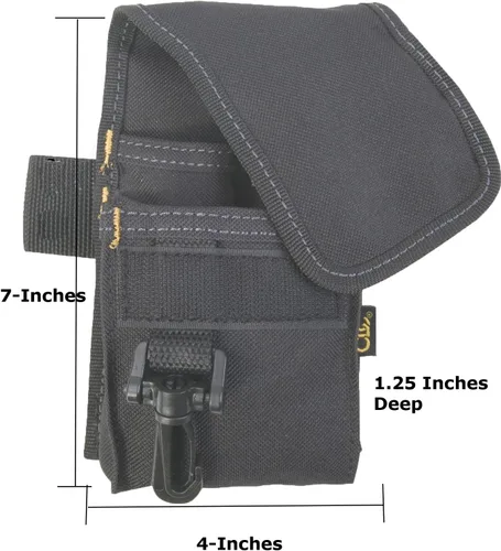 Miniatura 5 de Custom Leathercraft CLC 1104 portaherramientas múltiple para diversos usos de construcción, soporte para celular