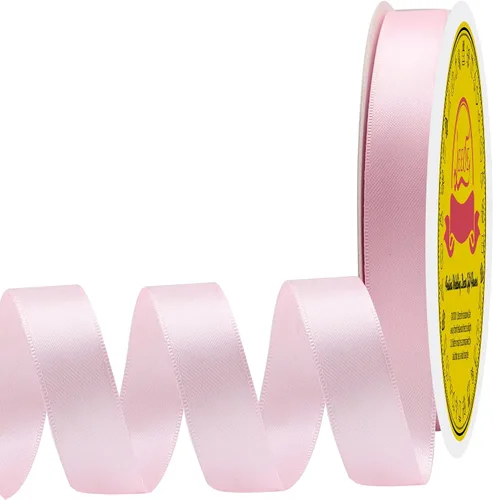 Miniatura 277 de Cinta de satén blanca antigua de doble cara de 1-1/2 pulgadas x 50 yardas, cinta de poliéster para envolver regalos, día de San Valentín, bodas