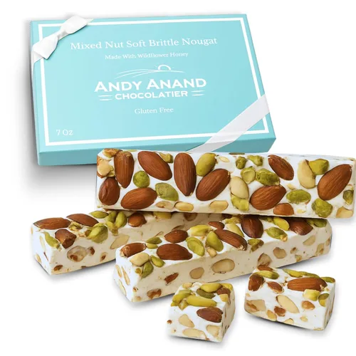 Miniatura 8 de Andy Anand - Cáscara de naranja suave, quebradizo, turrón, turrón de España rico en miel de flores silvestres. Prueba en cada bocado, fabricado