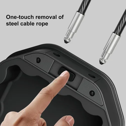 Miniatura 6 de Diyife Caja de seguridad portátil, [impermeable] Caja de seguridad de viaje con código, cerradura de combinación de 4 dígitos, caja de bloqueo