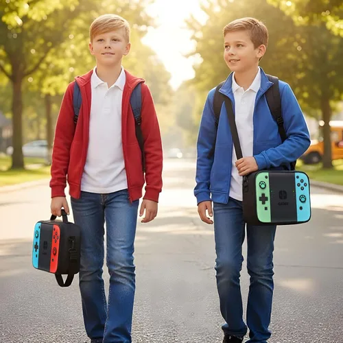 Miniatura 6 de Lonchera aislada para niños y niñas, bolsa de almuerzo para la escuela, trabajo, oficina, viajes, picnic, senderismo, playa, lonchera portátil