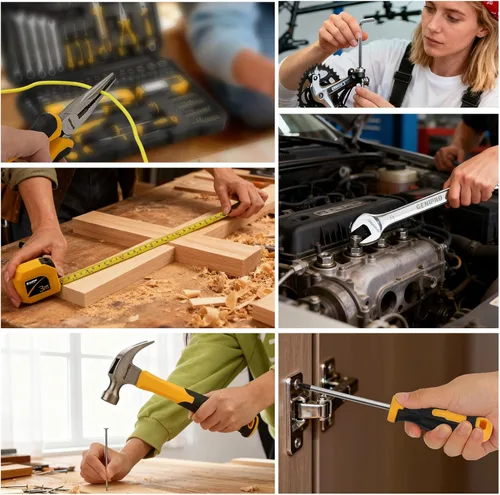 Miniatura 6 de GRENPRO Set de herramientas de 219 piezas, kit de herramientas para el hogar, el automóvil, la motocicleta, herramientas básicas para dormitorio