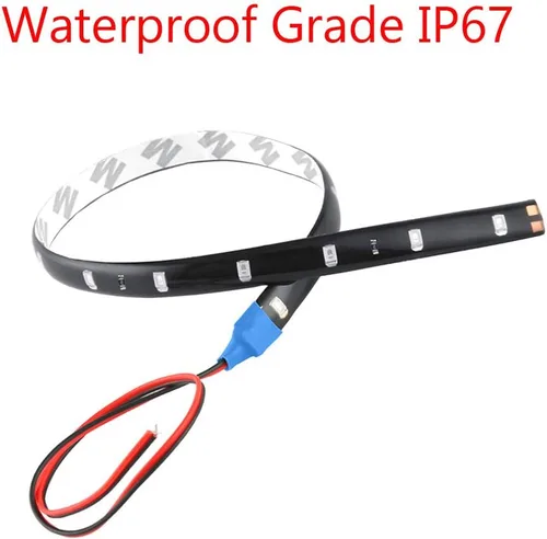 Miniatura 5 de ESUPPORT - Tira de luz LED (12 V, 15 LED, 11.8 in, flexible, impermeable, 4 unidades)