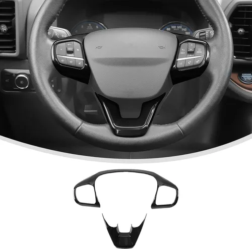 Cubierta de Volante Linskip Compatible con Ford Bronco Sport 2025 2024 2023 2022 2021, Cubiertas de Volante de ABS para Accesorios Interiores de