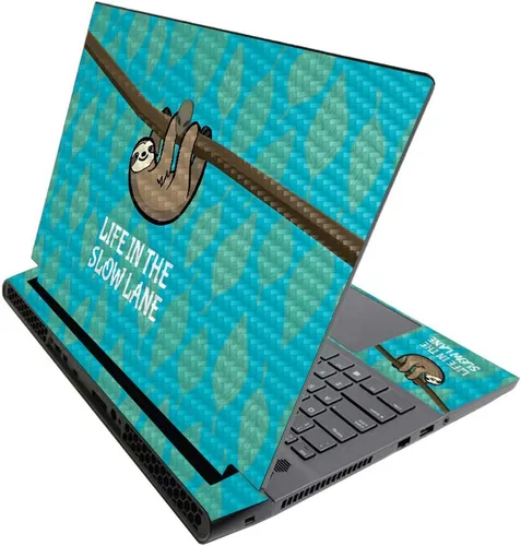 Miniatura 475 de MightySkins - Skin brillante con purpurina para Alienware M17 R3 (2020) y M17 R4 (2021) - Diversión de los años 90 Acabado duradero con purpurina