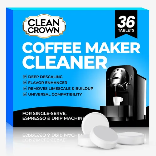 Limpiador de cafetera (36 unidades), limpiador y descalcificador para cafetera, descalcificadores, pestañas descalcificadoras para máquina de café