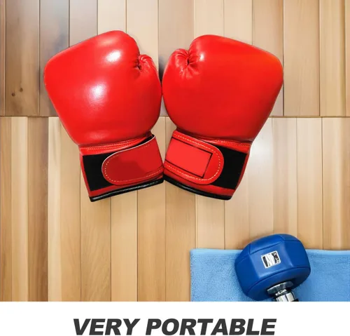 Miniatura 7 de Guantes de boxeo Garneck de 6oz para niños, guantes para saco pesado rojo, guantes para niños, guantes de boxeo para niños, guantes de boxeo