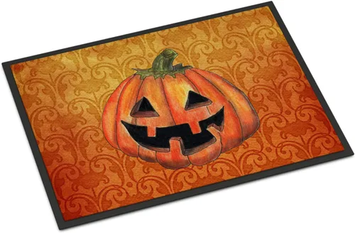Miniatura 23 de Caroline's Treasures SB3008MAT - Felpudo de Halloween con texto en inglés "Welcome to Spooksville", 18 x 27 pulgadas, para interiores y exteriores
