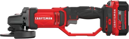 Miniatura 7 de CRAFTSMAN V20 Kit de herramientas de amoladora angular inalámbrica, 4-1/2 pulgadas, batería y cargador incluidos (CMCG400M1)