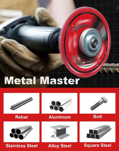 Miniatura 5 de Rueda de corte de diamante EZARC 3 x 3/8 pulgadas, más de 5000 cortes en metal, paquete de 2, gris, amoladora de troquel, material de diamante