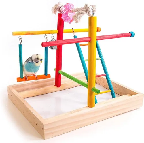 Miniatura 4 de Penn-Plax Centro de Actividades para Aves – Perfecto para Aves Jóvenes o Pequeñas Varios
