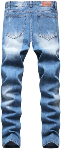 Miniatura 2 de AITITIA - Jeans rasgados de ajuste estándar para hombre