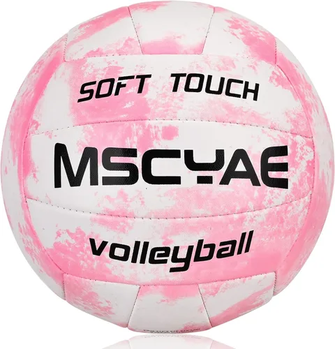 Miniatura 9 de Balones de voleibol de tamaño oficial 5, suaves al tacto para niños, jóvenes y adultos, voleibol para interiores y exteriores, para principiantes