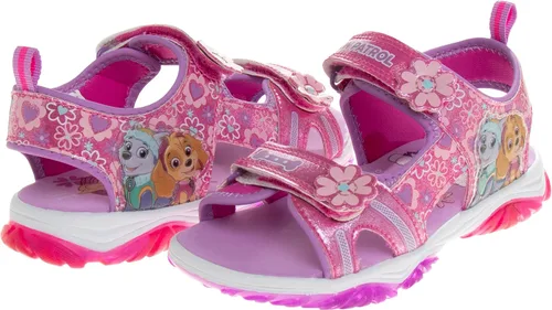 Miniatura 4 de Nickelodeon Zapatos iluminados de Paw Patrol para niñas, sandalias de verano, zapatos de agua para niños, Skye Everest, correa ajustable para playa
