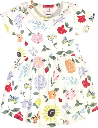 Miniatura 3 de Touched by Nature Baby Girls Organic Cotton Dress and Cardigan