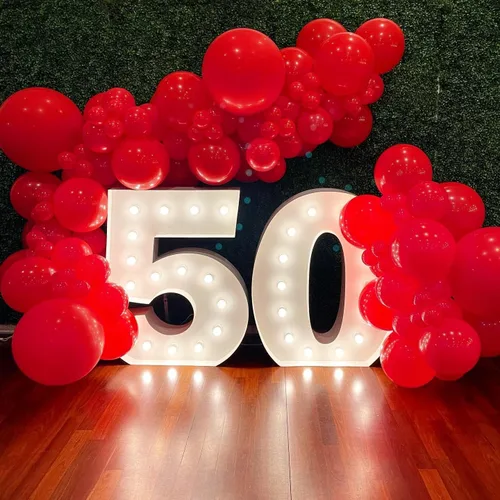 Miniatura 6 de KBZVNAF Globos rojos de látex para fiestas - Paquete de 50 globos de helio de 12 pulgadas, globos rojos para Navidad, boda, aniversario, baby