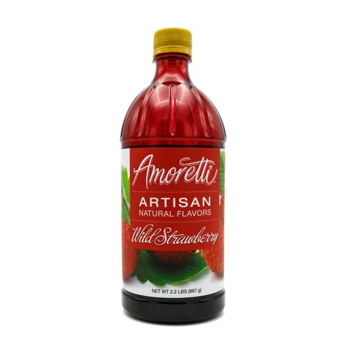 Miniatura 148 de Amoretti - Pasta natural de sabor artesanal de bayas silvestres, 8 onzas, perfecta para helados, bebidas, pasteles y más, sin conservantes, vegana
