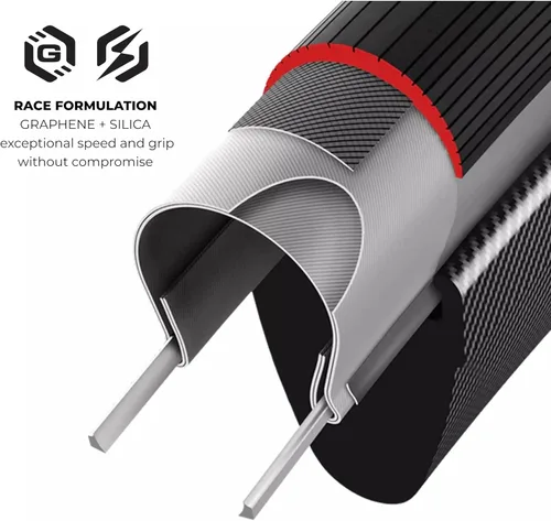 Miniatura 8 de Vittoria Corsa Pro Tubeless-Ready Road Bike Tire – Graphene + Silica Compound, High-Performance Racing Tire