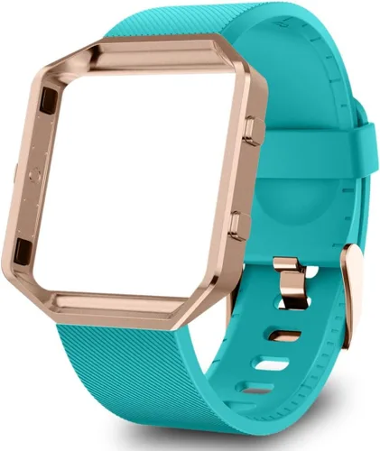Miniatura 8 de Correa con marco para reloj Fitbit Blaze de LEEFOX, edición especial, correa de silicón, unisex, S G-10pack Classic+1 Marco Negro