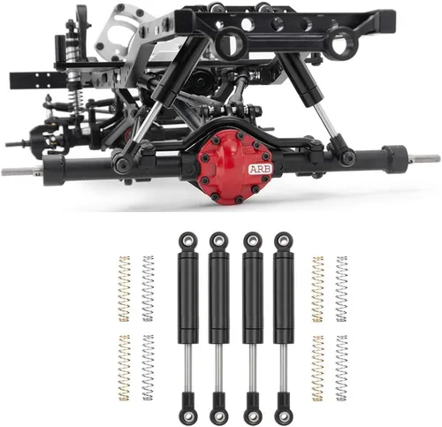 MOHERO Amortiguador de metal RC 3.150 in, resorte interno para 1/10 RC TF2 TRX4 SCX10 D90 Wraith Crawler piezas de actualización de automóvil,