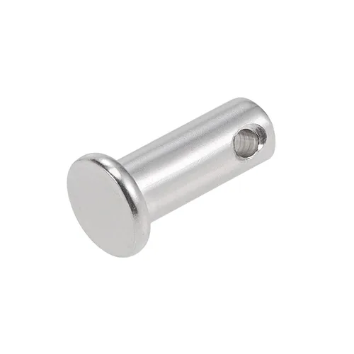Miniatura 9 de METALLIXITY Pasadores de horquilla (0.236 x 0.787 pulgadas), 1 unidad, cabeza plana de un solo agujero, pasador de sujeción de acero inoxidable 304