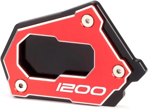 Miniatura 21 de Modeer Motocicleta CNC Kickstand lateral soporte ampliar almohadilla de extensión para R1200GS LC Adventure 2013-2024 R1250GS Adventure Rallye HP