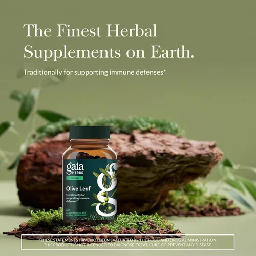 Miniatura 2 de Gaia Herbs Olive Leaf - Apoyo tradicional para la salud inmunológica, suplemento para el sistema inmunológico con extracto de hoja de oliva