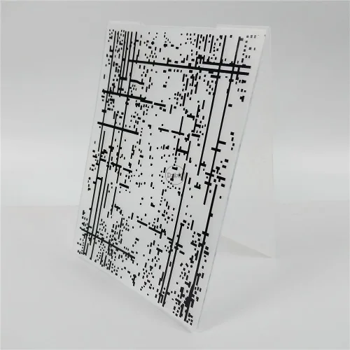 Miniatura 4 de DzIxY Fondo irregular de plástico en relieve Carpetas para tarjetas que hacen suministros DIY papel 3D plantillas de álbumes de recortes álbum 15