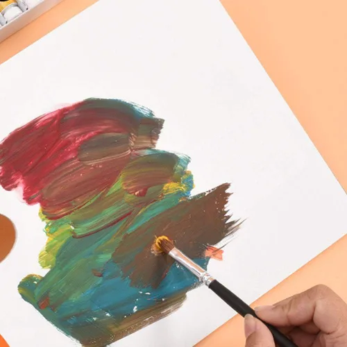 Miniatura 3 de 35 hojas de papel de paleta, paleta de mezcla de pintura A4, paleta de papel, almohadilla de pintura acrílica, suministros de mezcla para acuarela