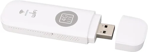 VBESTLIFE 4G LTE USB WiFi Dongle y router de punto de acceso móvil, módem de viaje portátil con ranura para tarjeta SIM, soporte B1 3 5 7 8 20 28 38