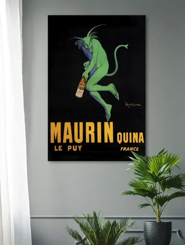 Miniatura 2 de Impresión en Lienzo Arte de Pared - Póster Vintage de Vino Francés Maurin Quina por Plakat Cappiello - 12x18 pulgadas