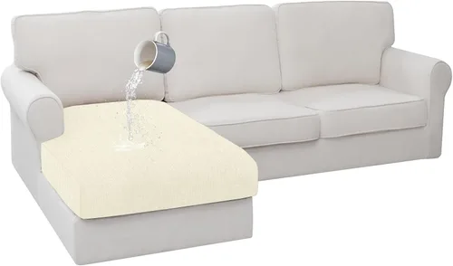 Miniatura 14 de Fundas de cojín impermeables para sofá, funda elástica lavable con diseño elástico antideslizante, protector de muebles para mascotas y niños