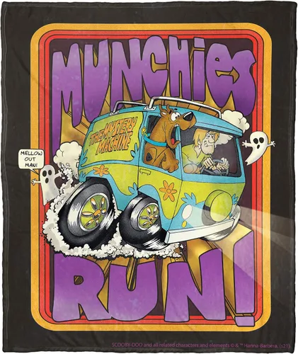 Miniatura 8 de Northwest Scooby Doo - Manta de seda táctil, 50 x 60 pulgadas, equipo de perros