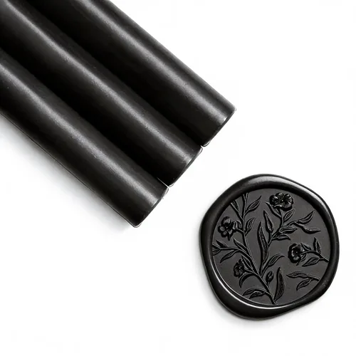 Miniatura 20 de UNIQOOO - Barras de cera verde de abeto navideño para sello de cera con pistola de pegamento - Ideal para invitaciones de boda, sobres de tarjetas