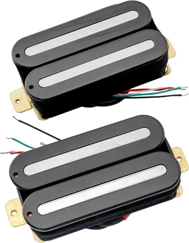 Pastillas humbucker de cerámica Artec HXTN Super Power de doble cuchilla Hot Rail para guitarra eléctrica estilo Strat Tele, juego de pastillas de