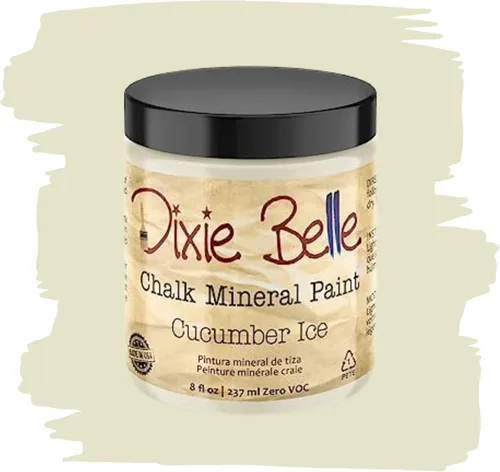 Miniatura 235 de Dixie Belle Paint Company - Pintura con acabado de tiza para muebles, color negro (Caviar), 1 galón, 128 fl oz, pintura mineral color rosa intenso
