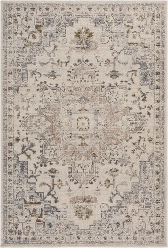 Miniatura 9 de Safavieh Madison Collection (MAD473M) Tapete redondo de 4 pies, azul y azul claro, diseño chic y bohemio desgastado de medallón, no pierde fibras